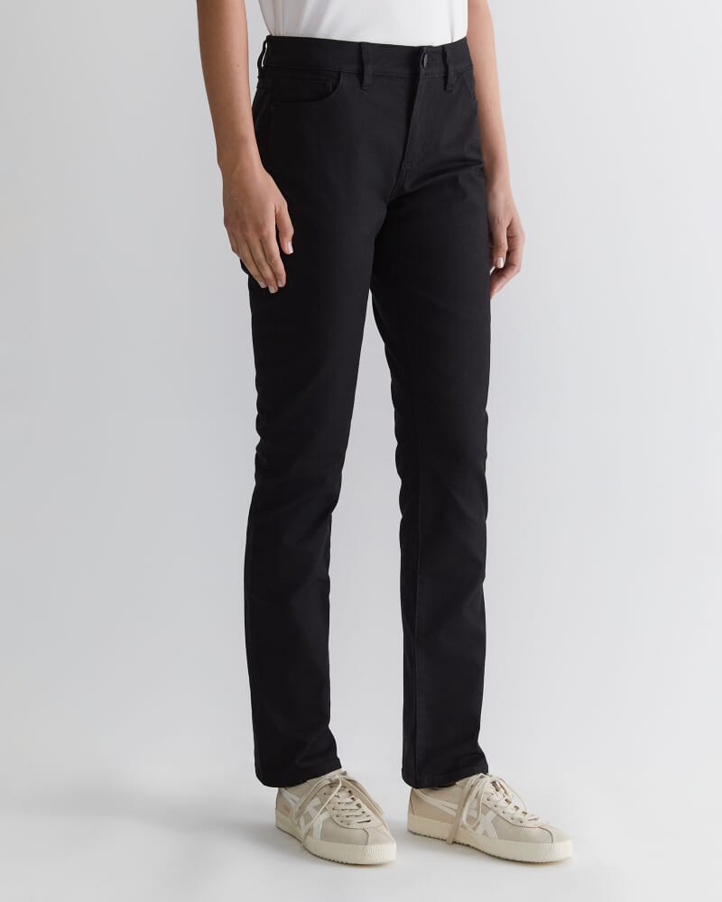 Simone Straight Jean in BLACK