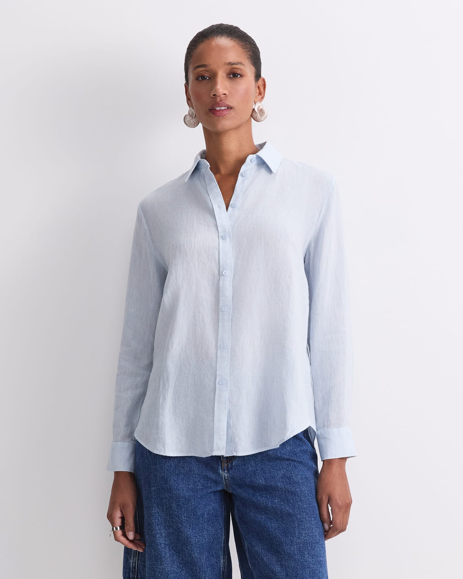 Dahlia Long Sleeve Linen Shirt