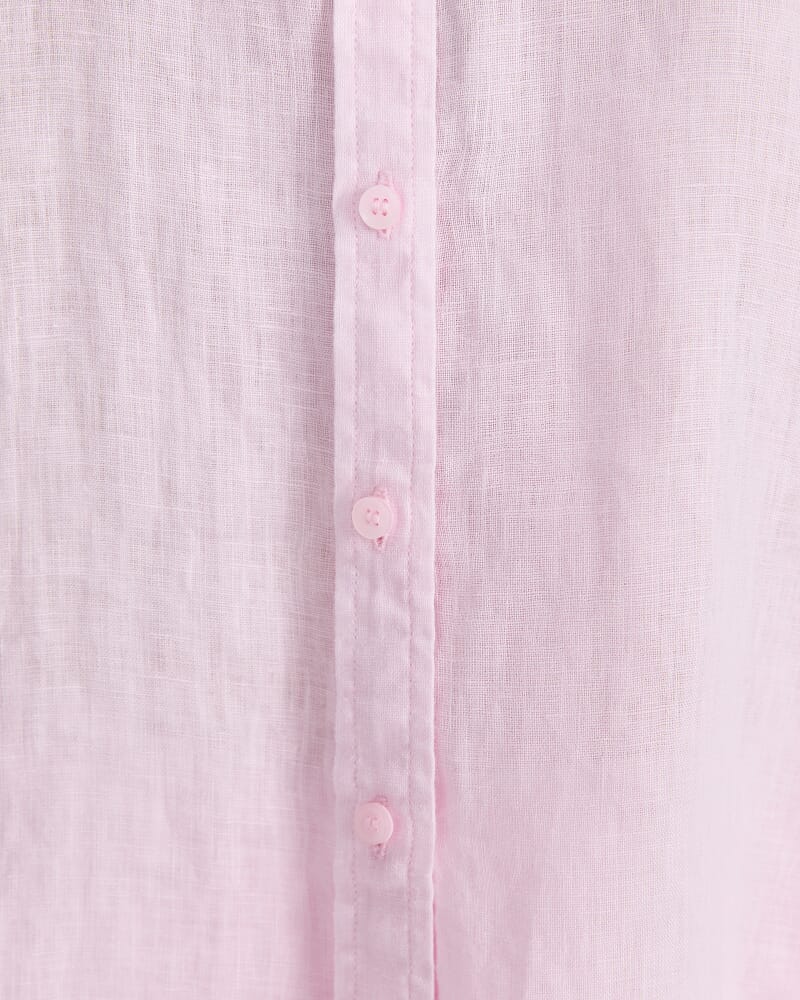Dahlia Linen Shirt in PINK