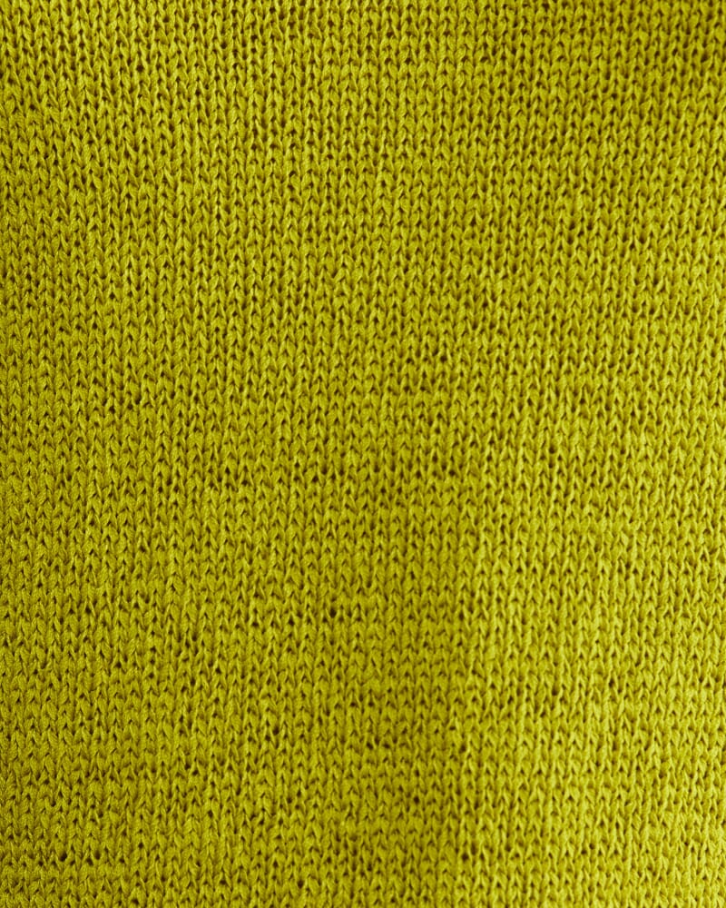 Josie Tape Yarn Singlet in CELERY