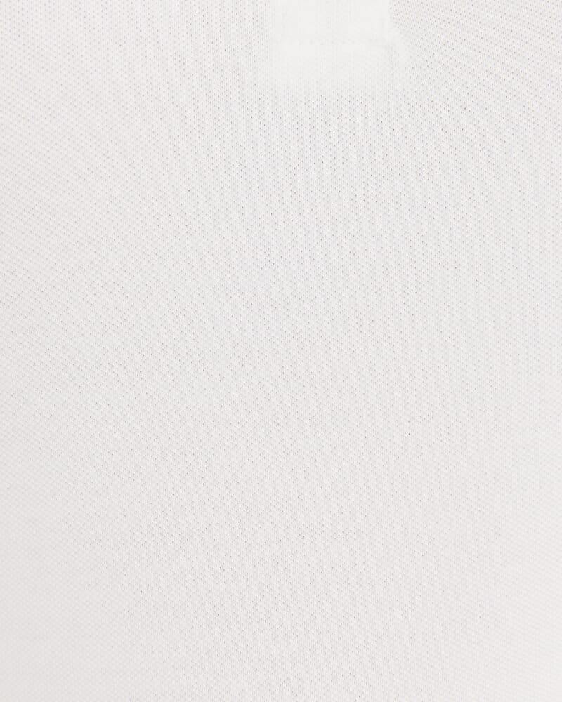 Jodie Pique Polo in WHITE