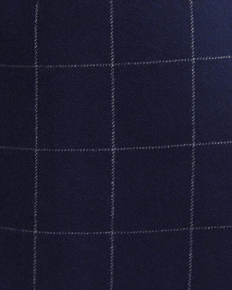 Chiara Check Vest in NAVY