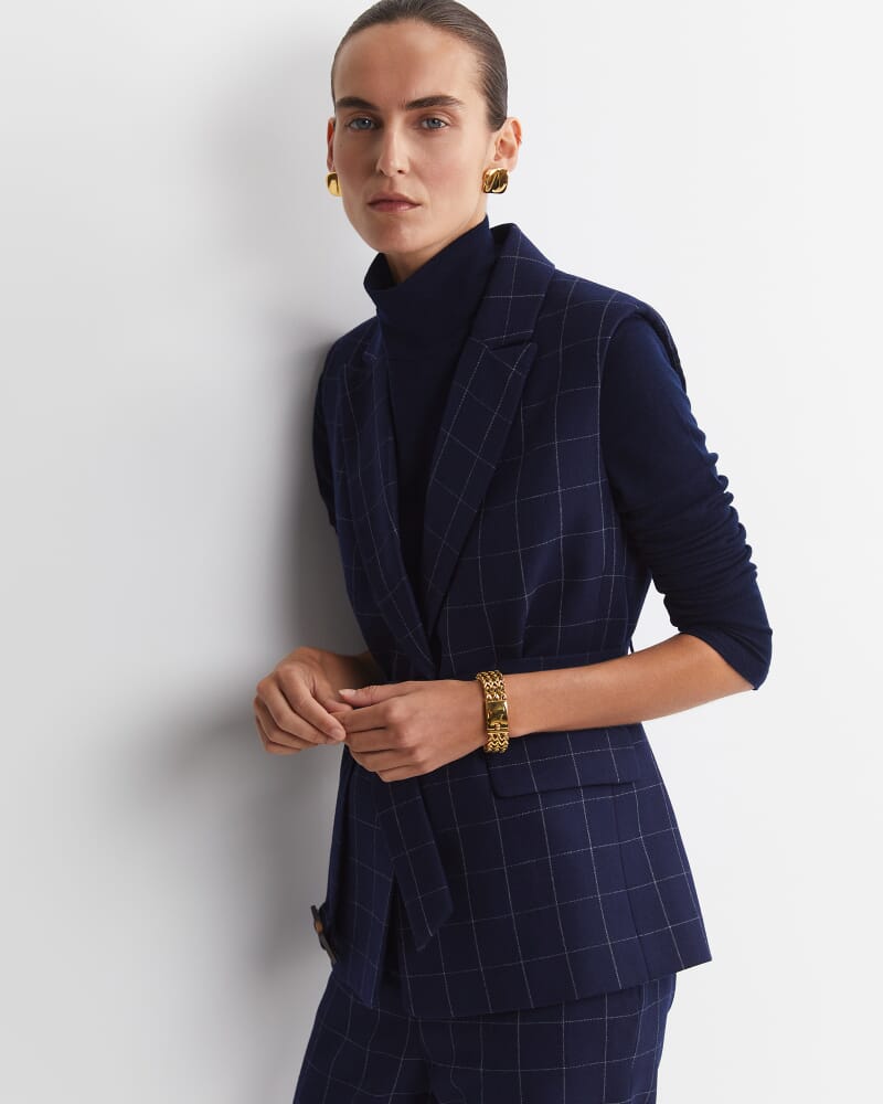 Chiara Check Vest