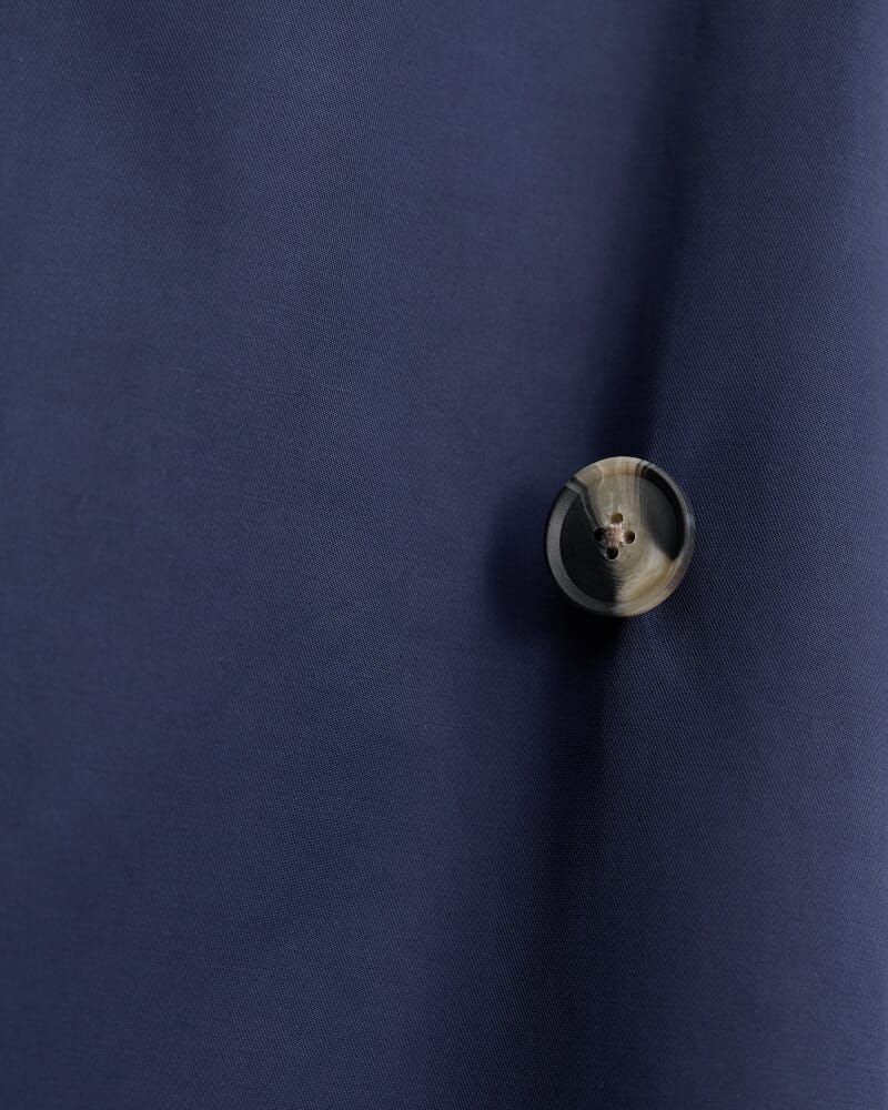 Audrey Short Trench in NAVY