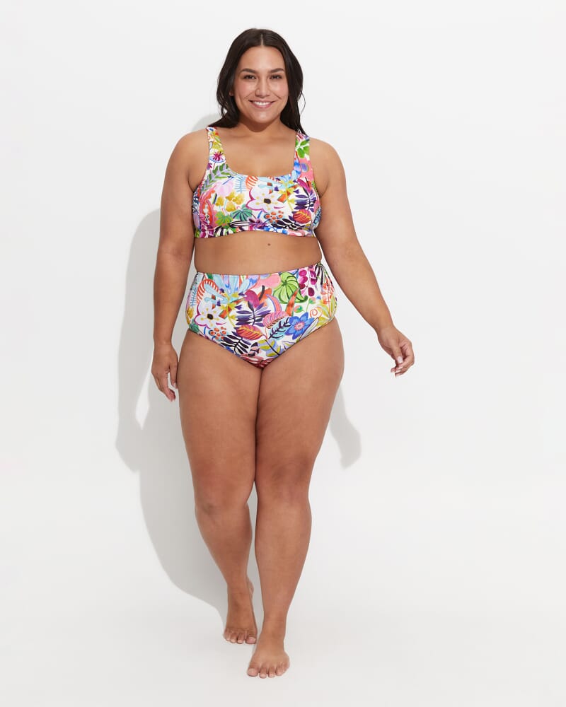 Jungle Liberty Swim Bottom in MULTI