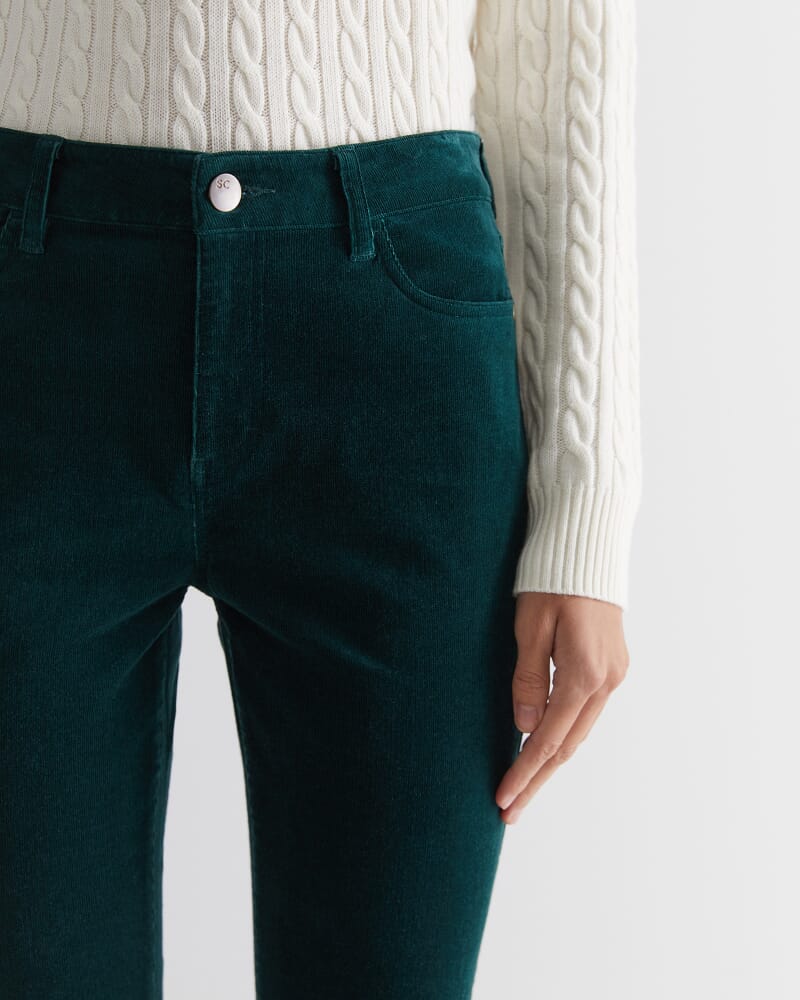 Cleo Cord Jean in PINE