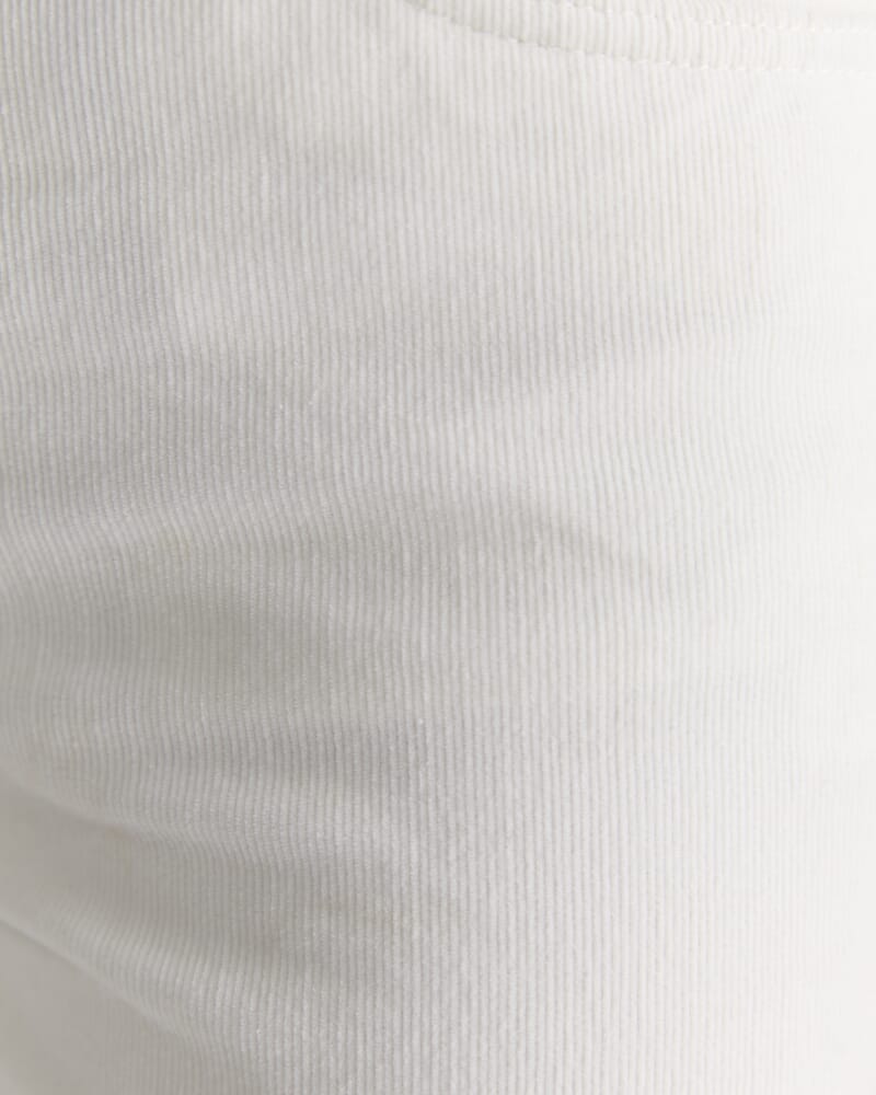 Cleo Cord Jean in WINTER WHITE