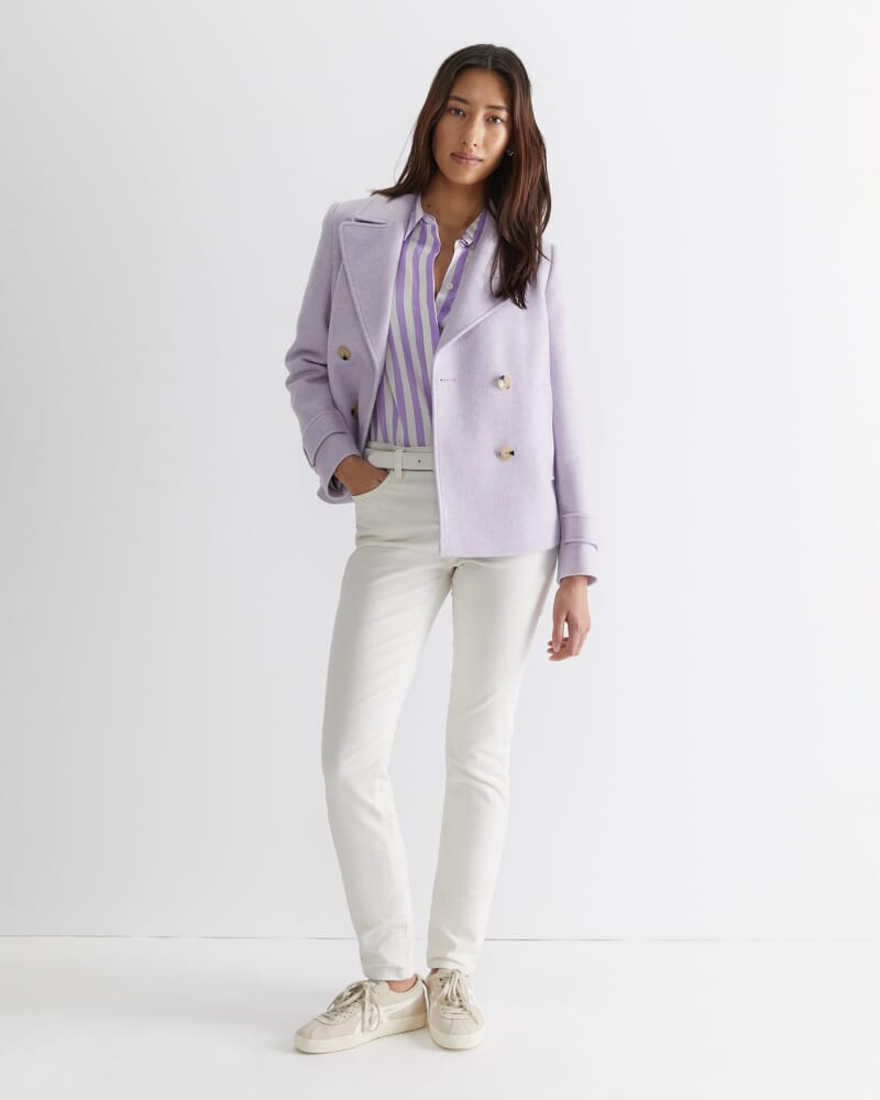 Cleo Cord Jean in WINTER WHITE