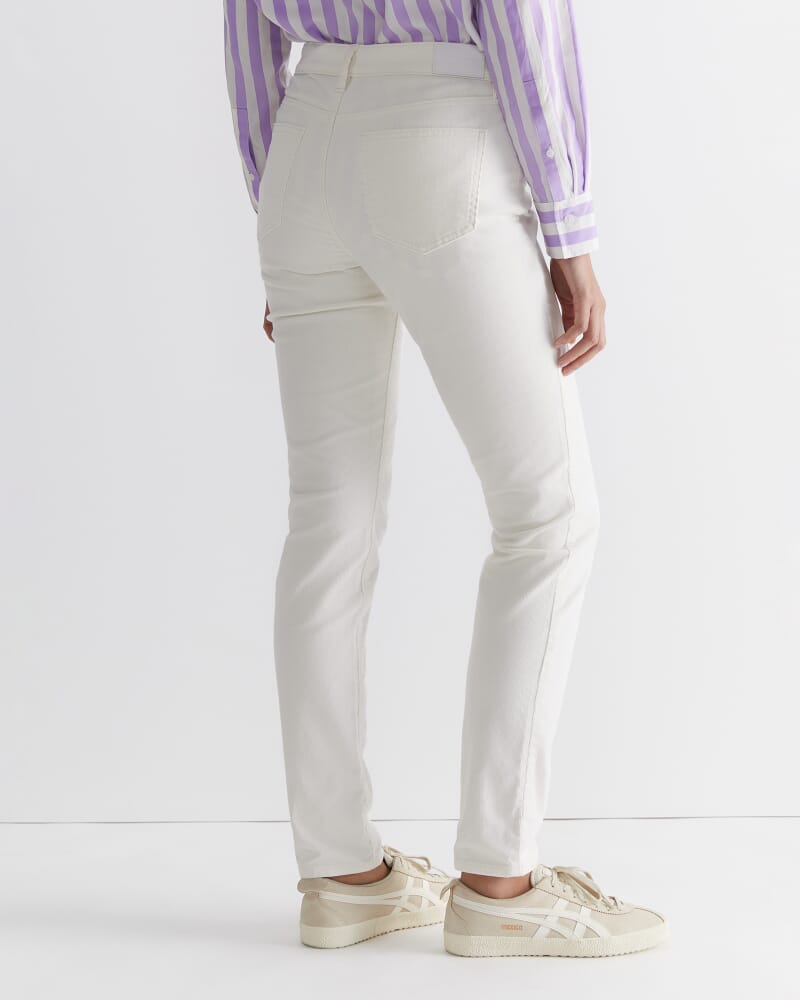 Cleo Cord Jean in WINTER WHITE