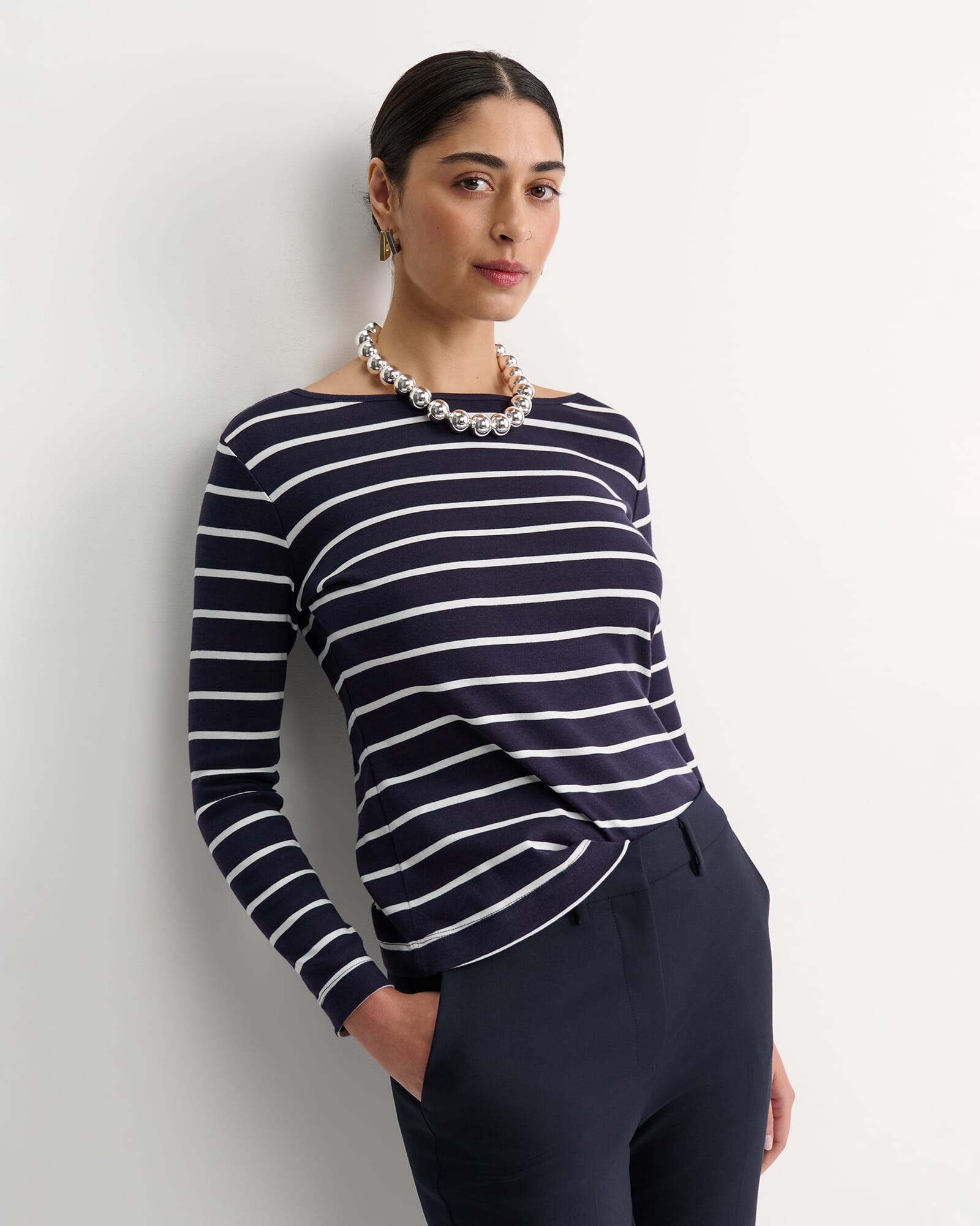 Heidi Long Sleeve Rib Tee