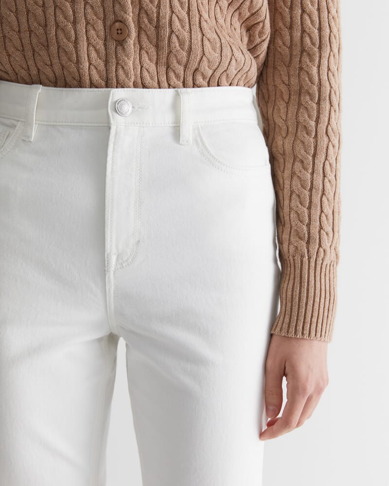 Holly Bootleg Jean in WHITE