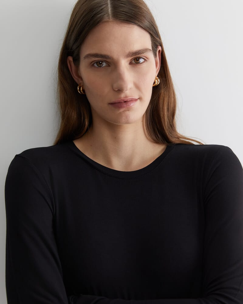 Magic Long Sleeve Tee in BLACK