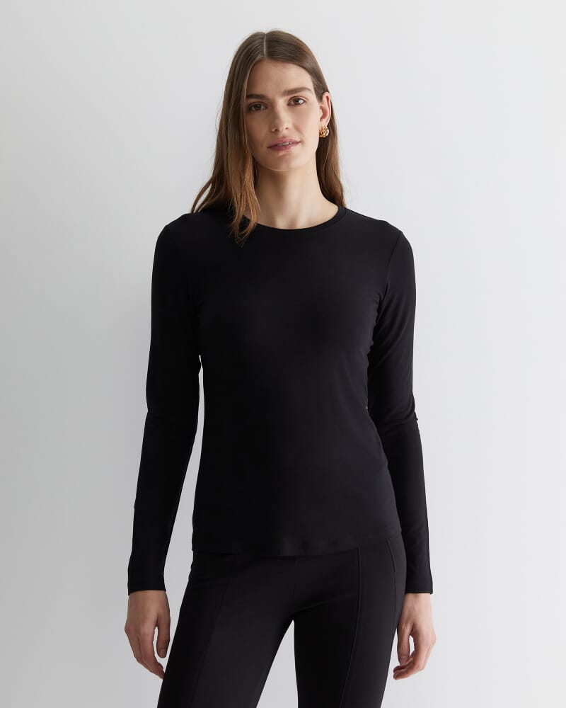 Magic Long Sleeve Tee in BLACK