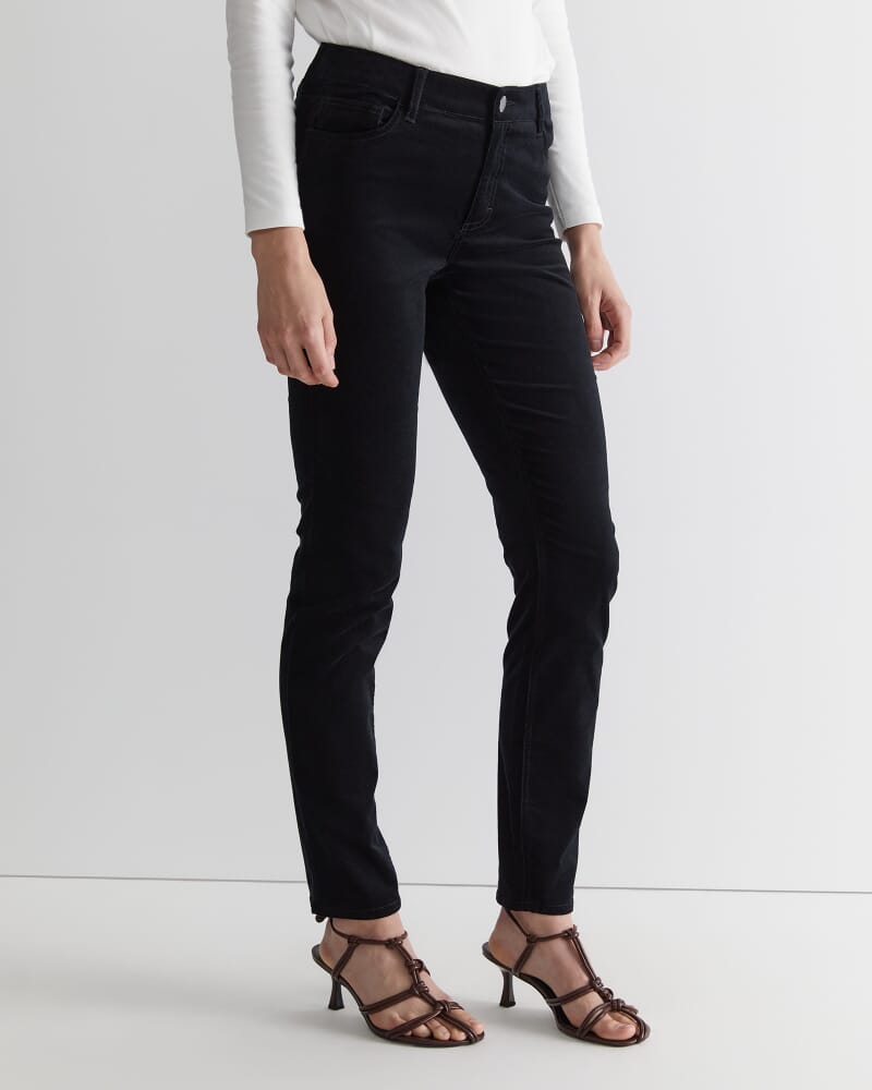 Cleo Velvet Pant in BLACK