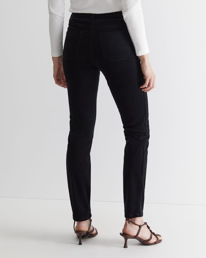Cleo Velvet Pant in BLACK