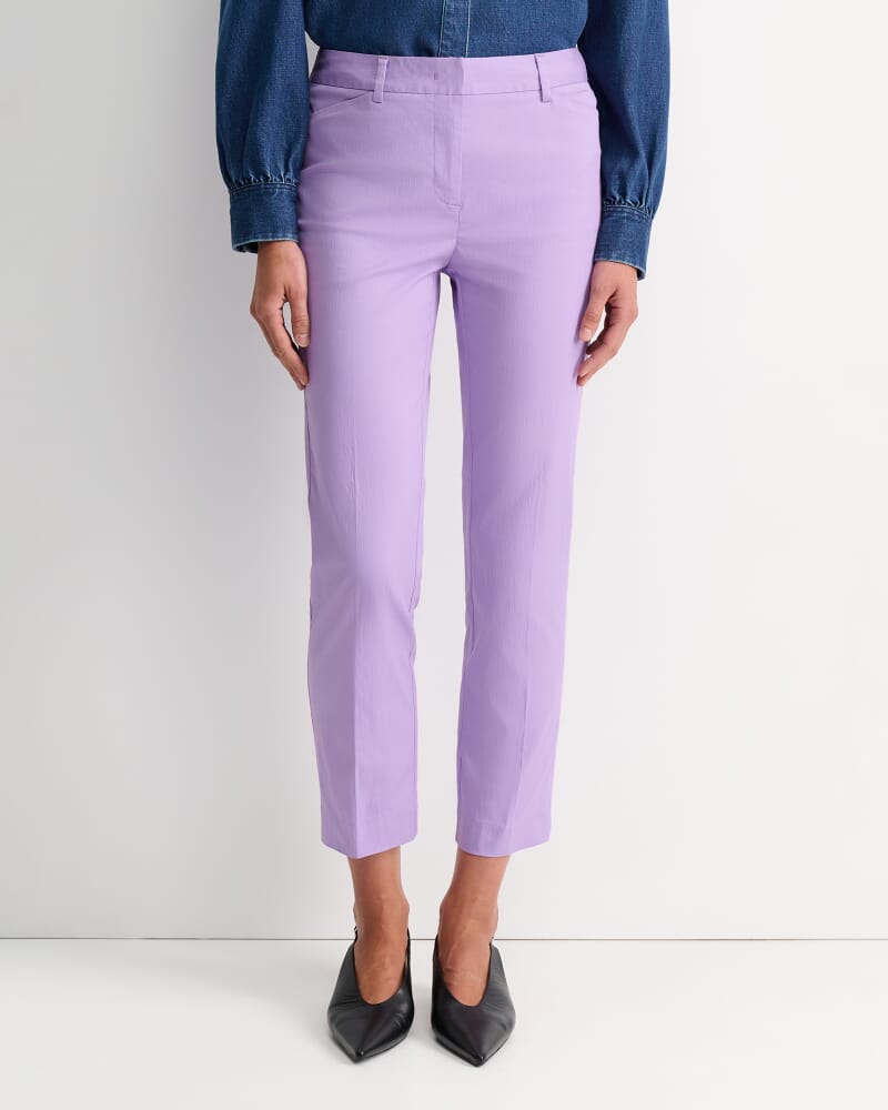 Evie Straight Capri Pant in VIOLA