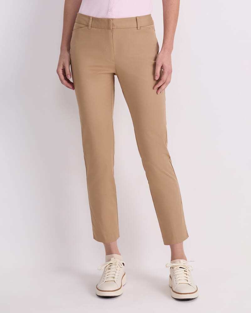 Evie Straight Capri in PEBBLE