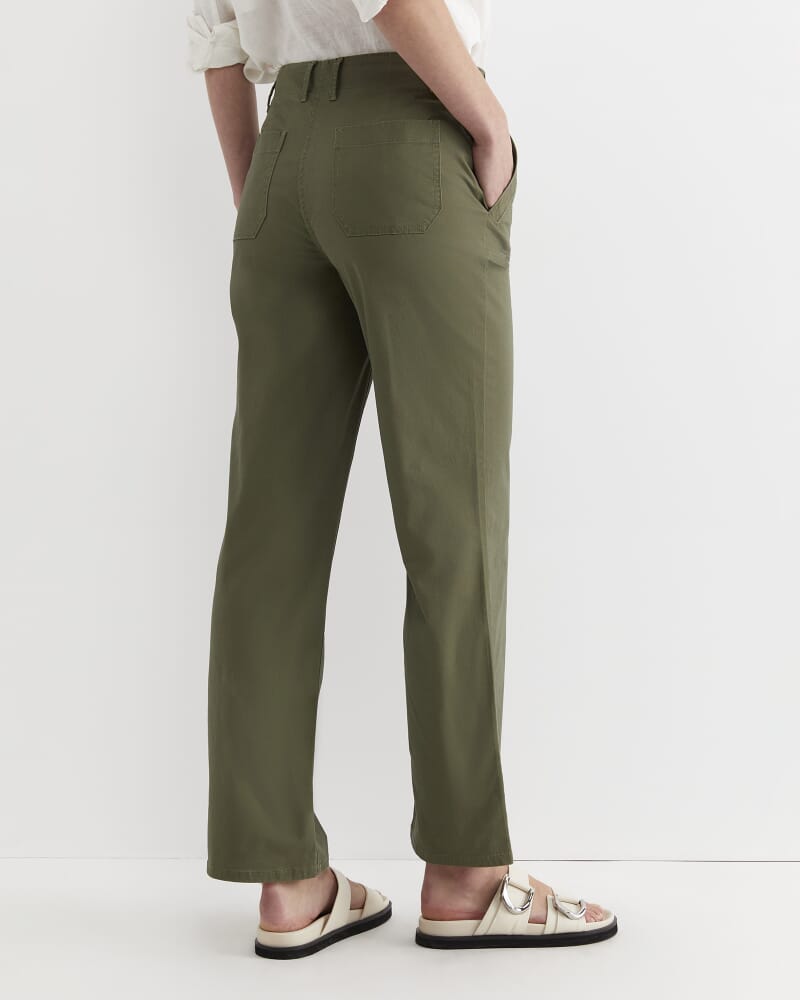 Laura Pocket Pant in KHAKI