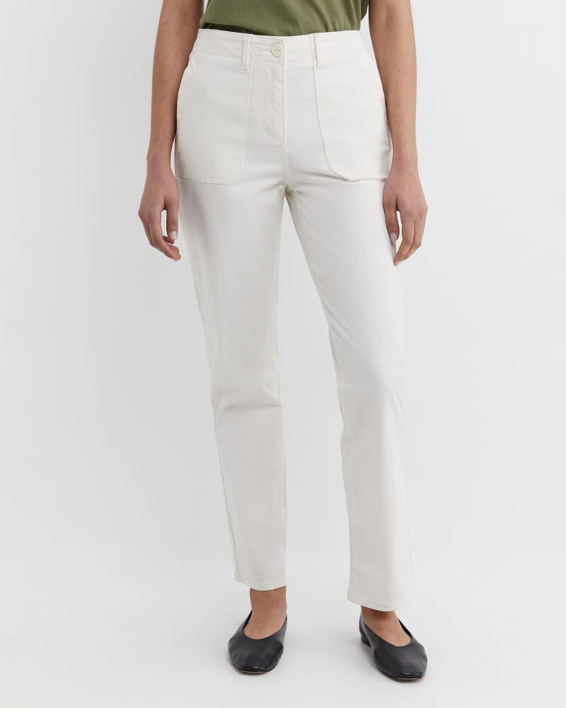 Laura Pocket Pant in MILK
