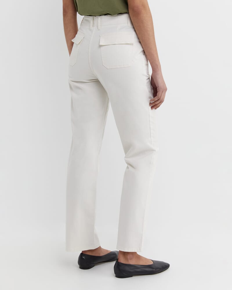 Laura Pocket Pant in MILK