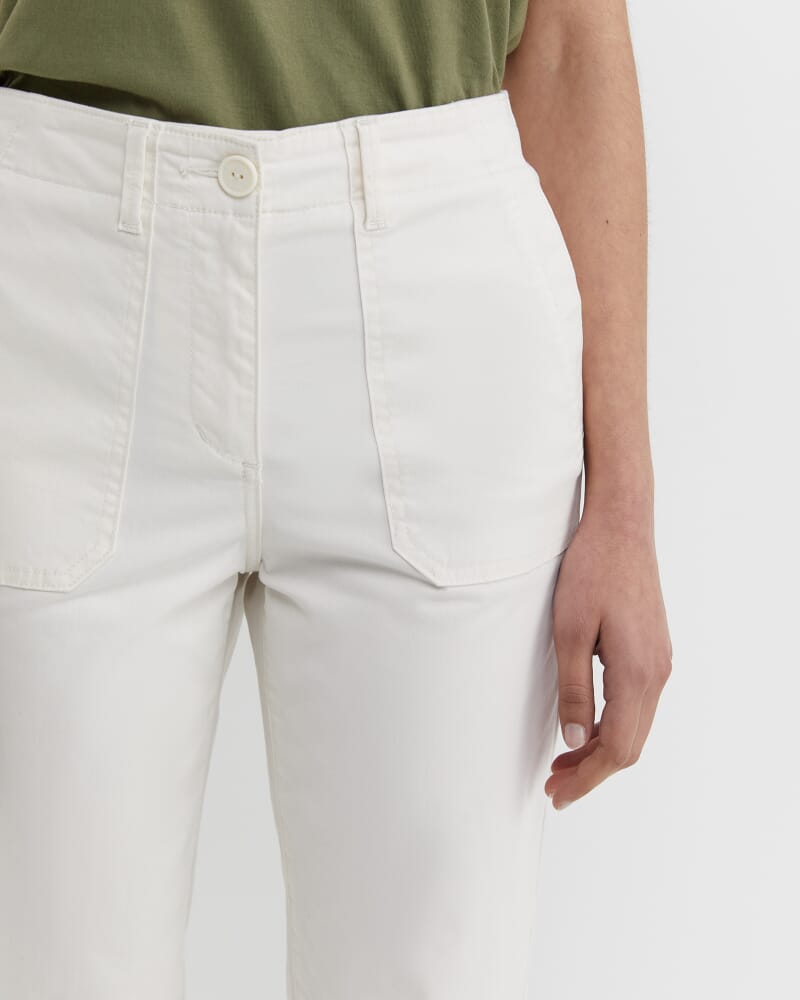 Laura Pocket Pant in MILK