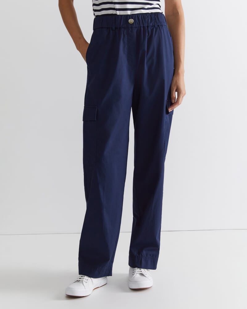 Mila Cargo Pant in NAVY