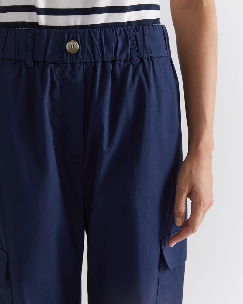 Mila Cargo Pant in NAVY