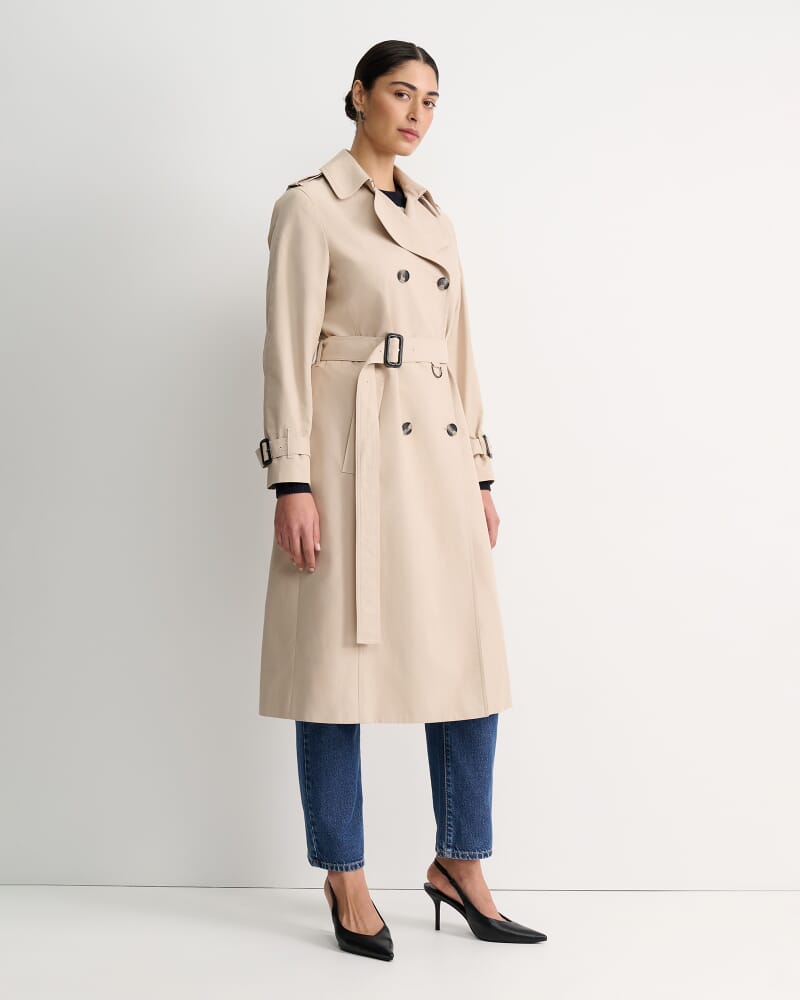 Audrey Icon Trench in STONE