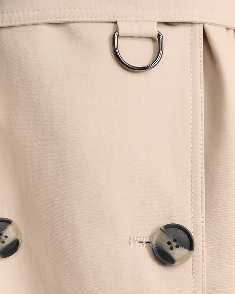Audrey Icon Trench in STONE