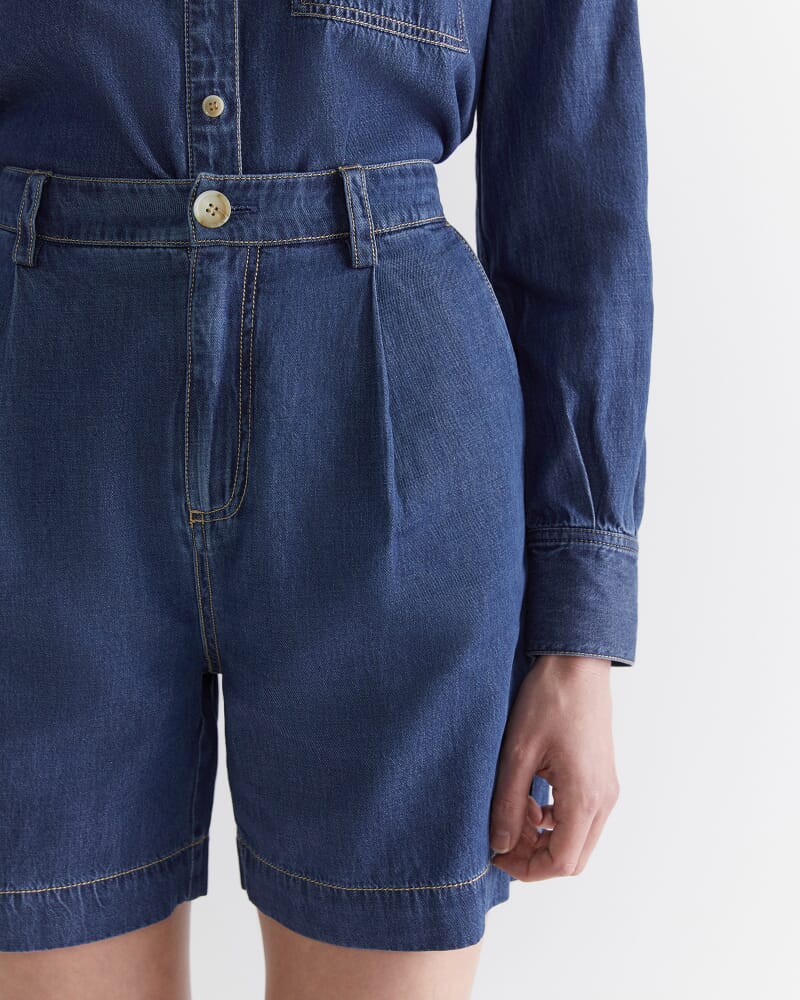 Tuva Denim Short in DENIM