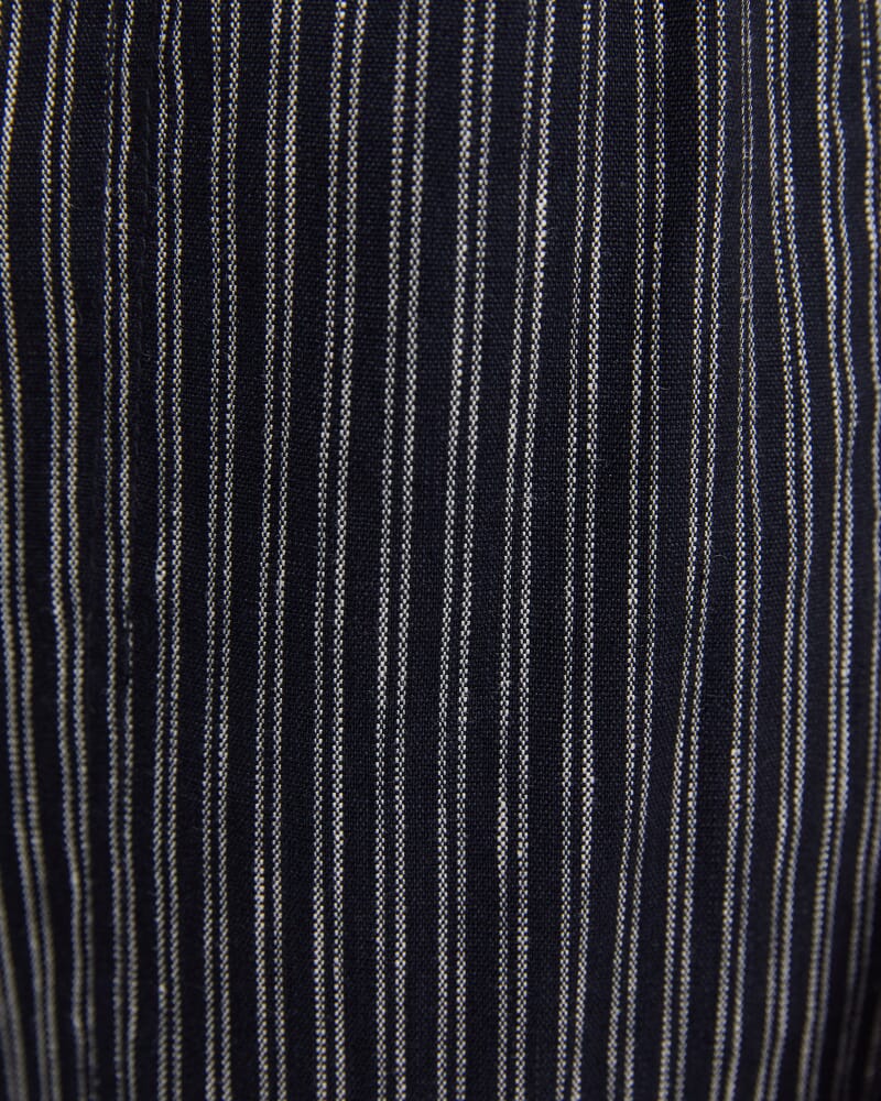 Rosa Stripe Linen Pant in NAVY/WHITE