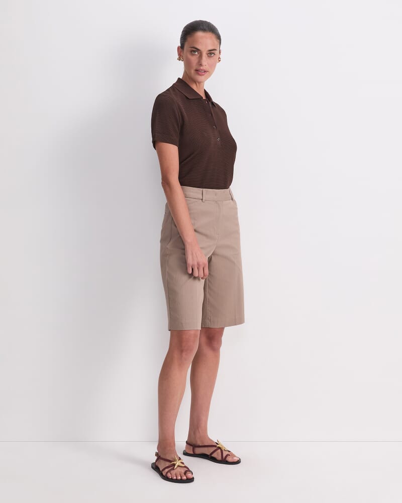 Evie Bermuda Short in CAPPUCCINO
