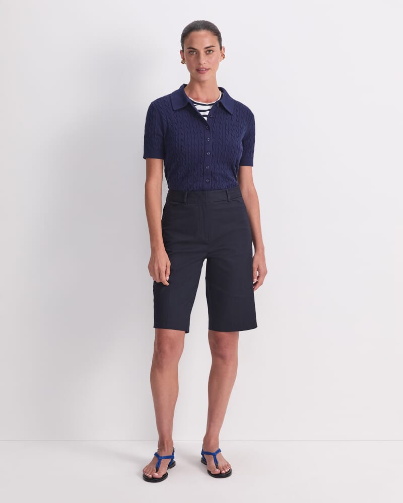 Evie Bermuda Short in CLASSIC NAVY