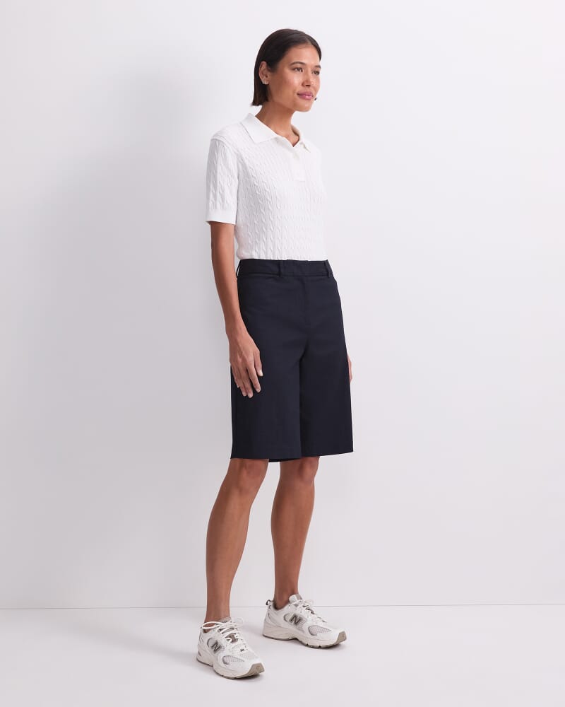 Evie Bermuda Short in CLASSIC NAVY