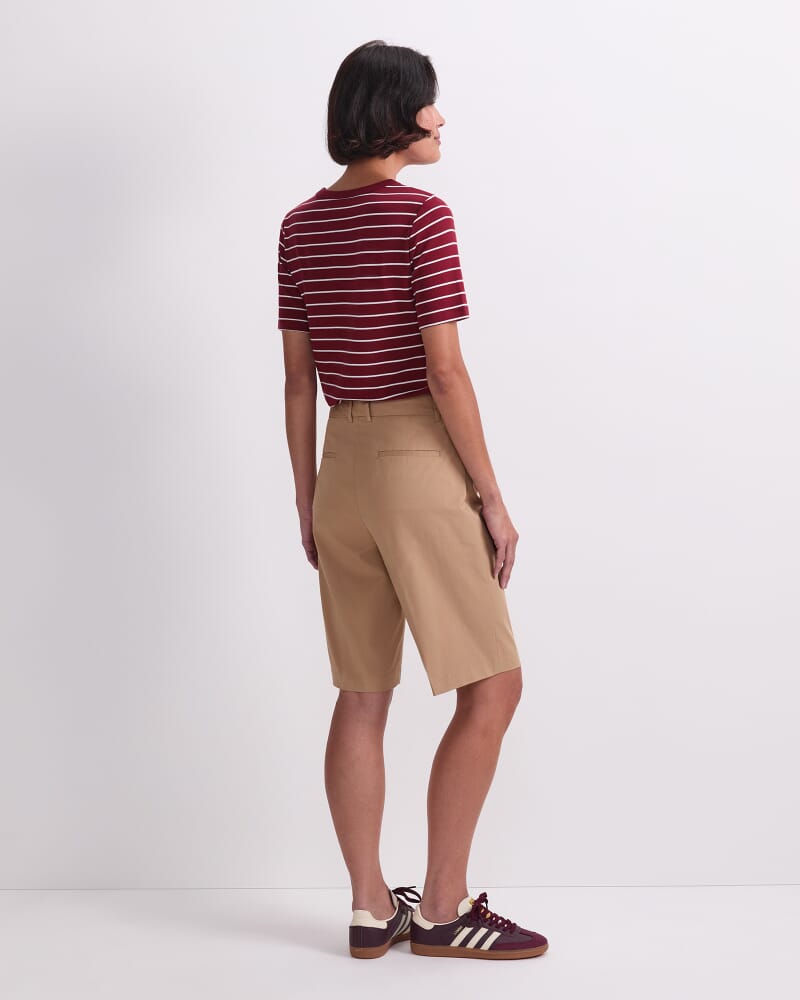Evie Bermuda Short in PEBBLE