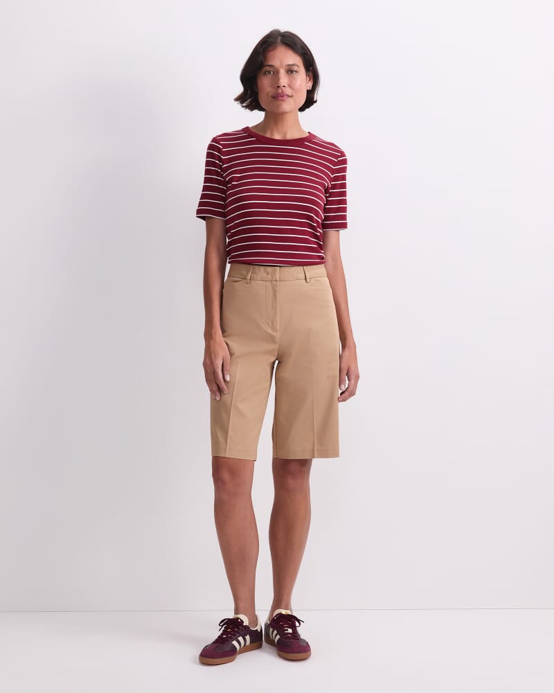 Evie Bermuda Short in PEBBLE