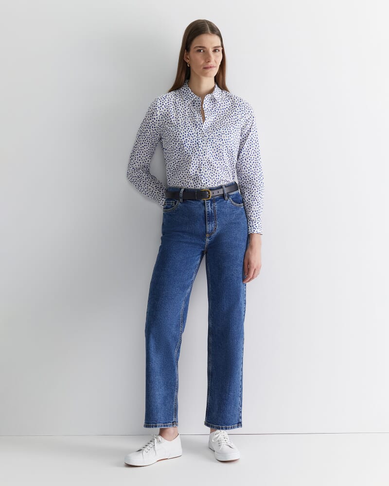 Geo Lily Voile Shirt in MULTI