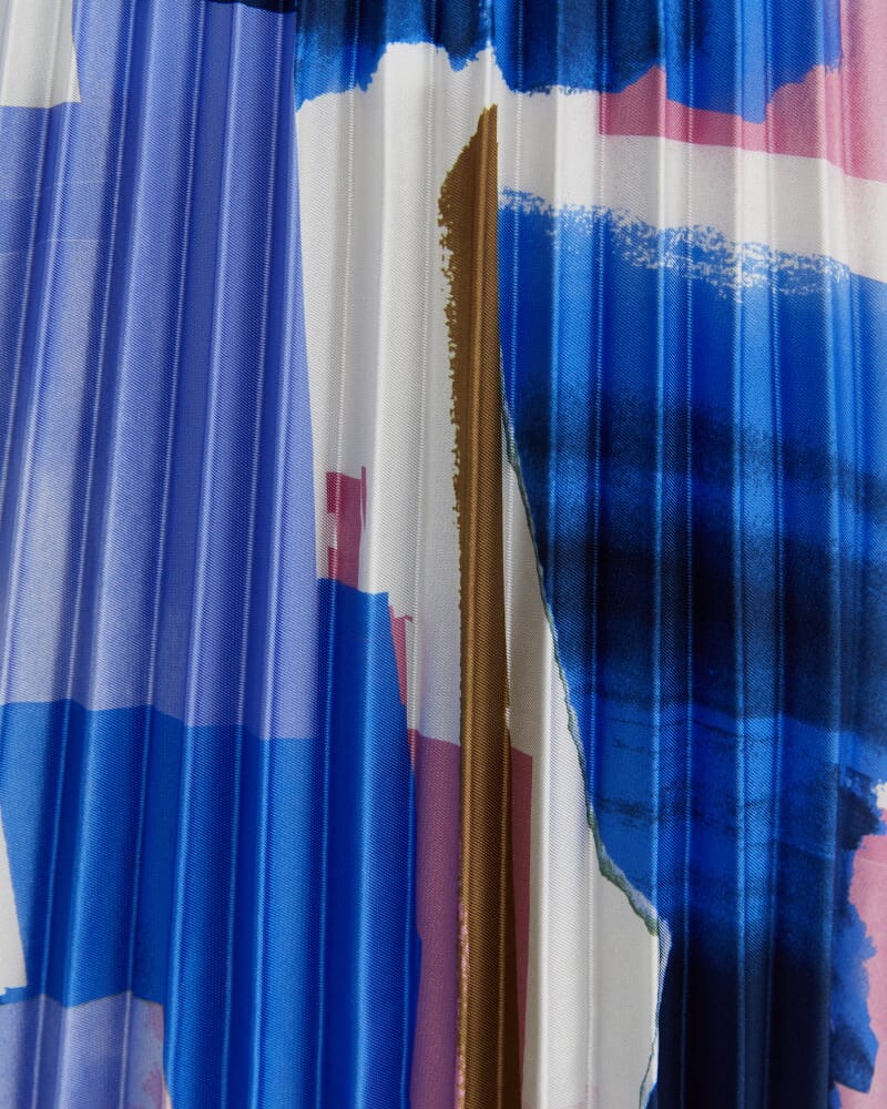 Martine Pleat Skirt in MULTI