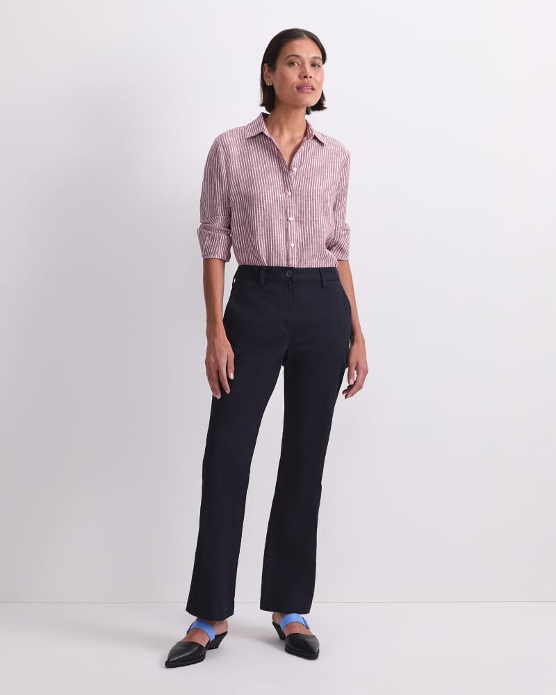 Laura Straight Chino Pant in NAVY