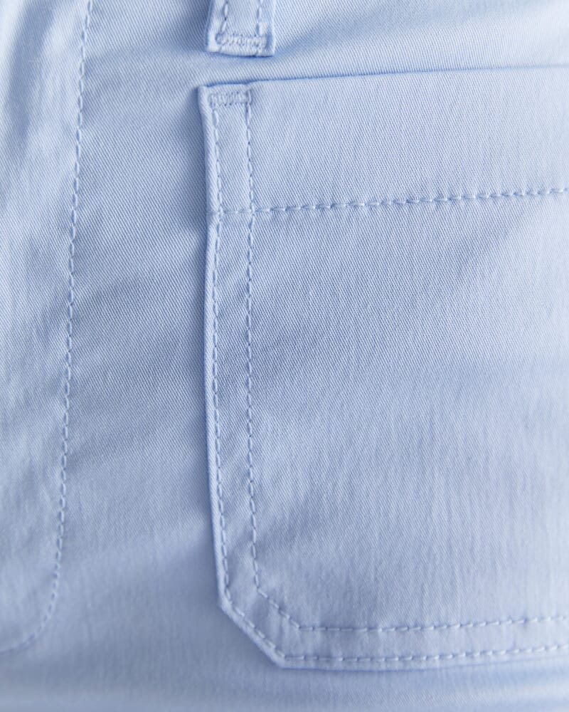 Evie Wide Leg Pant in PALE BLUE