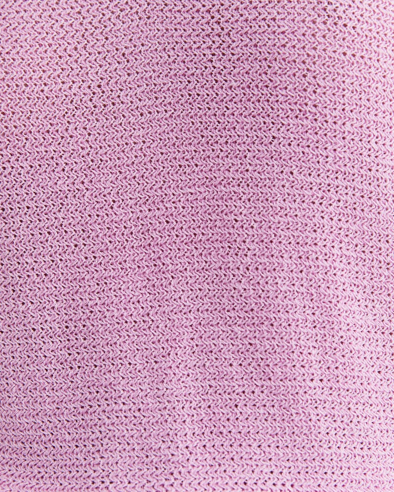 Luisa V-Neck Knit Top in ORCHID