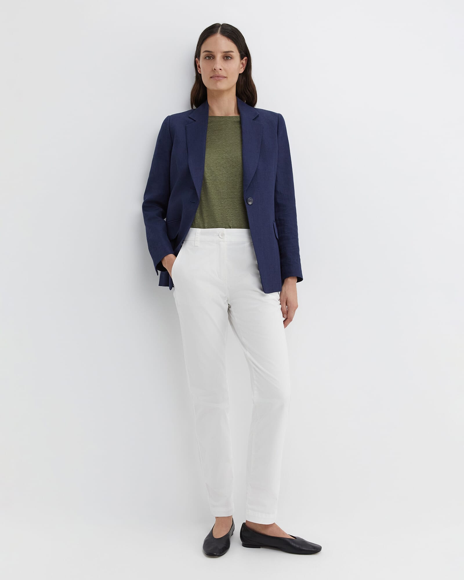 Cecile Linen Top