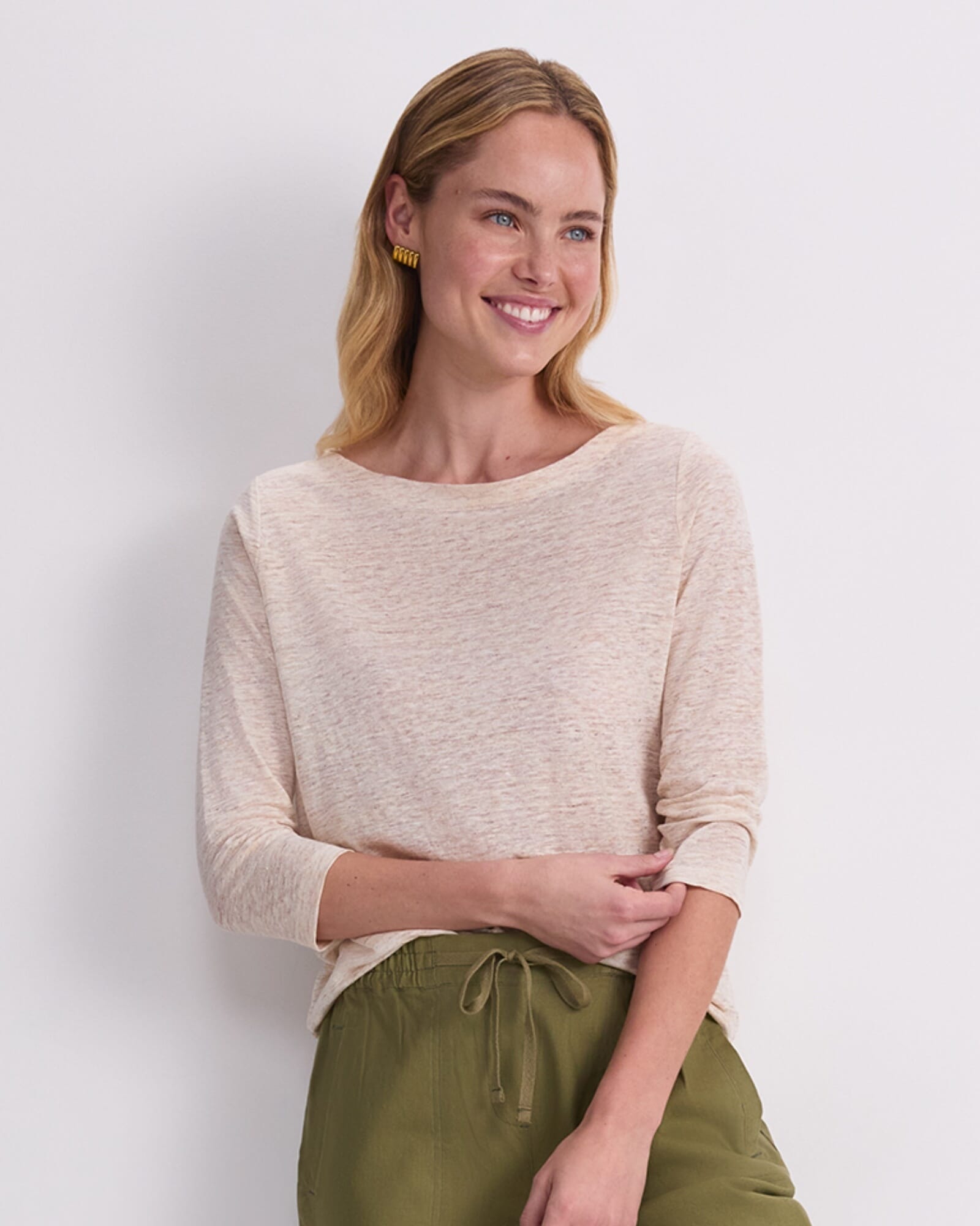 Cecile Linen Top