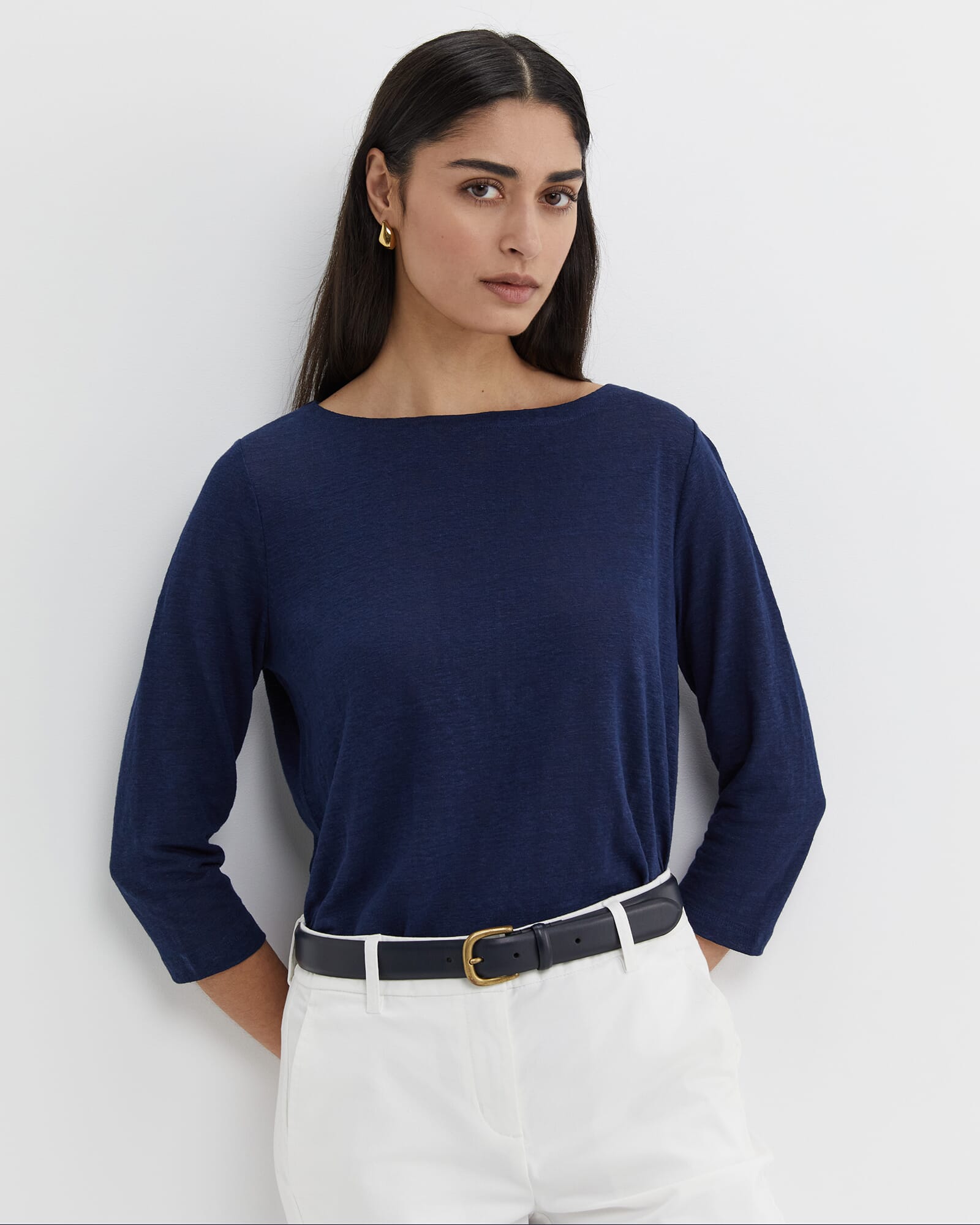 Cecile Linen Top