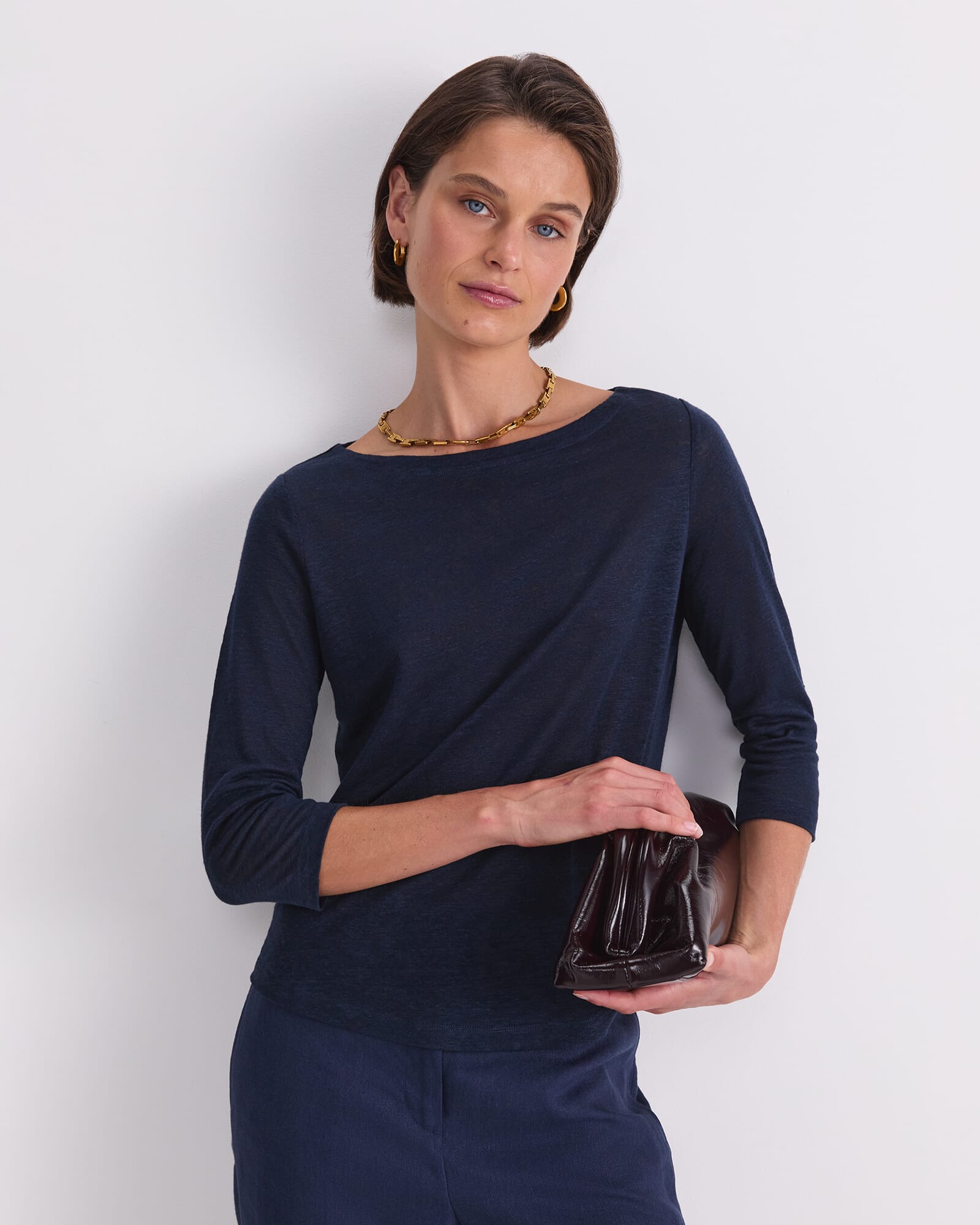Cecile Linen Top