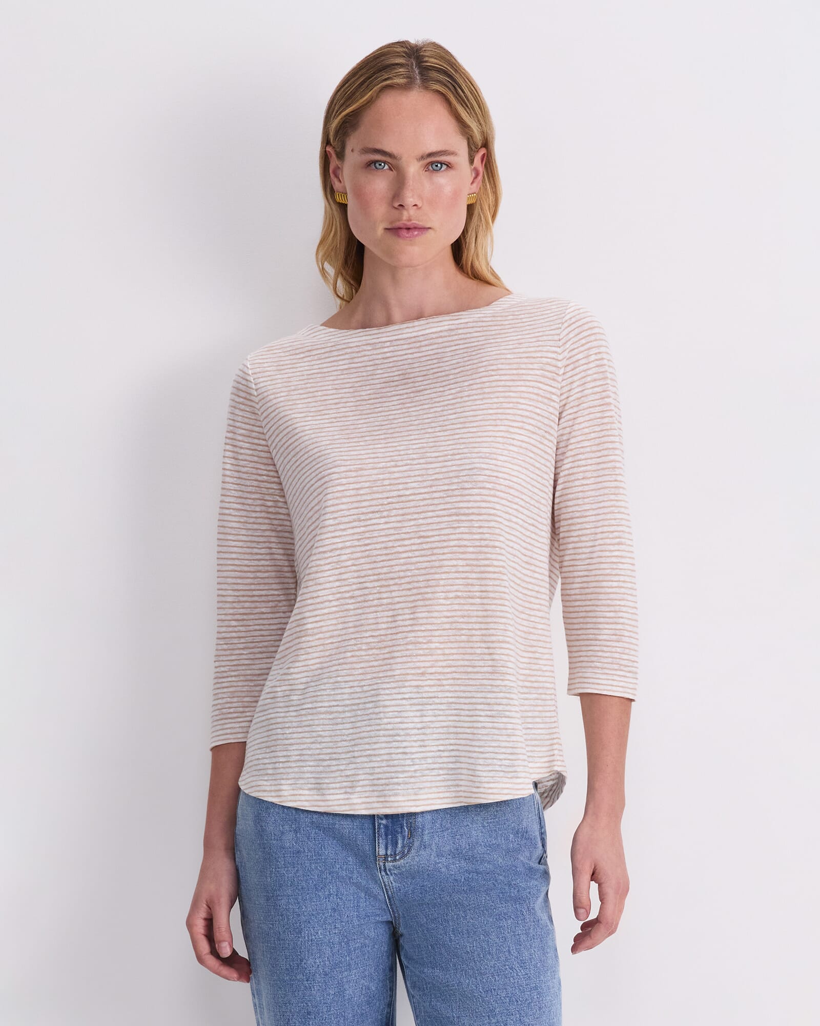 Cecile Linen Top