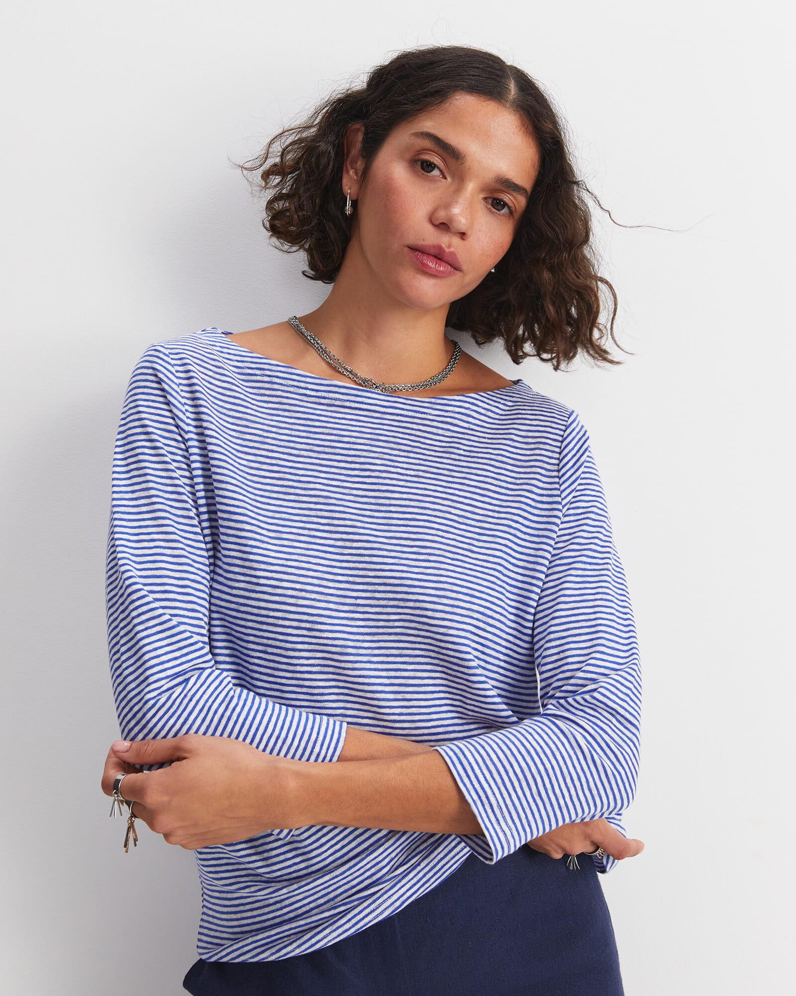 Cecile Linen Top