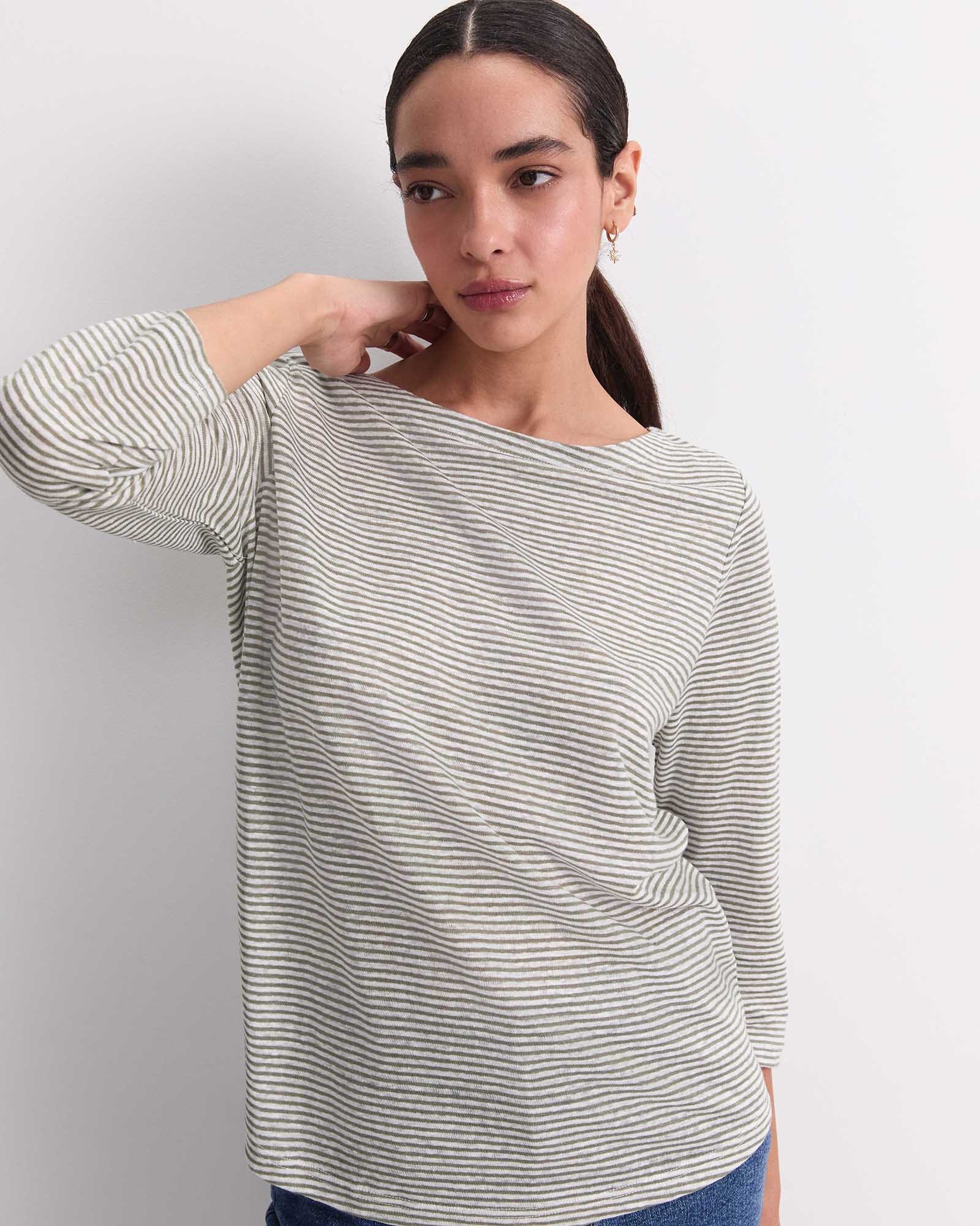 Cecile Linen Top