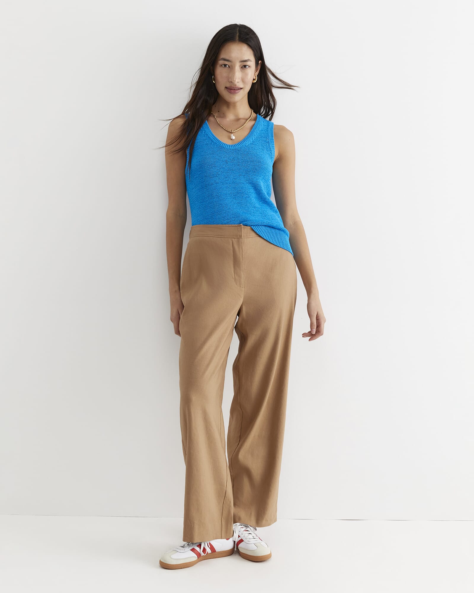 Rosa Wide Leg Linen Pant