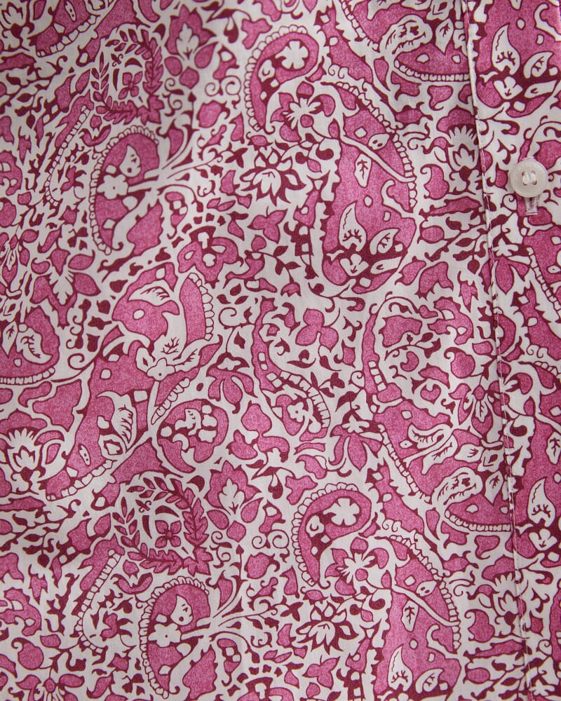 Laurel Short Sleeve Liberty Shirt in PINK MULTI
